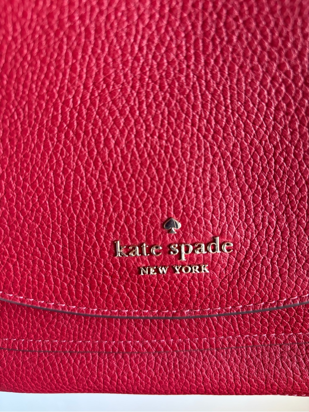 kate spade burgundy pebbled leather crossbody bag - Picture 4 of 8